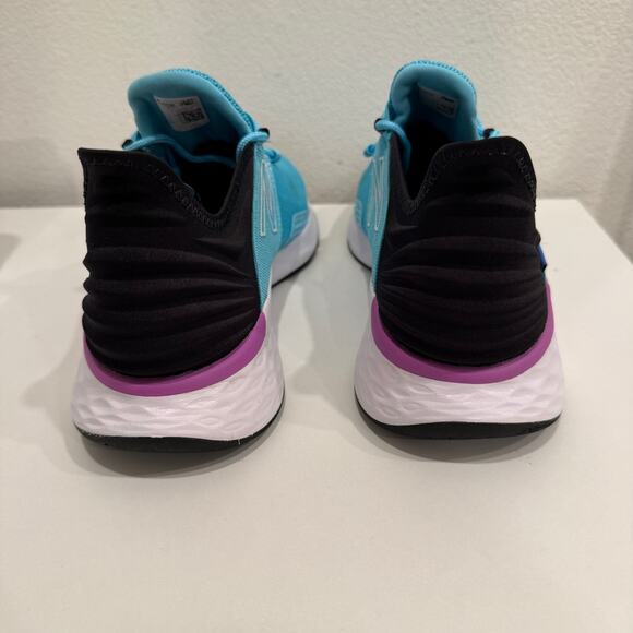 New Balance Fresh Foam Roav Blue Blk Running Shoes Womens 12 Lightweight Comfort - Picture 4 of 8